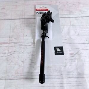 Schwinn Black Adjustable Kickstand Fits Most Bikes 16-24 Inch‎ Wheel Sizes